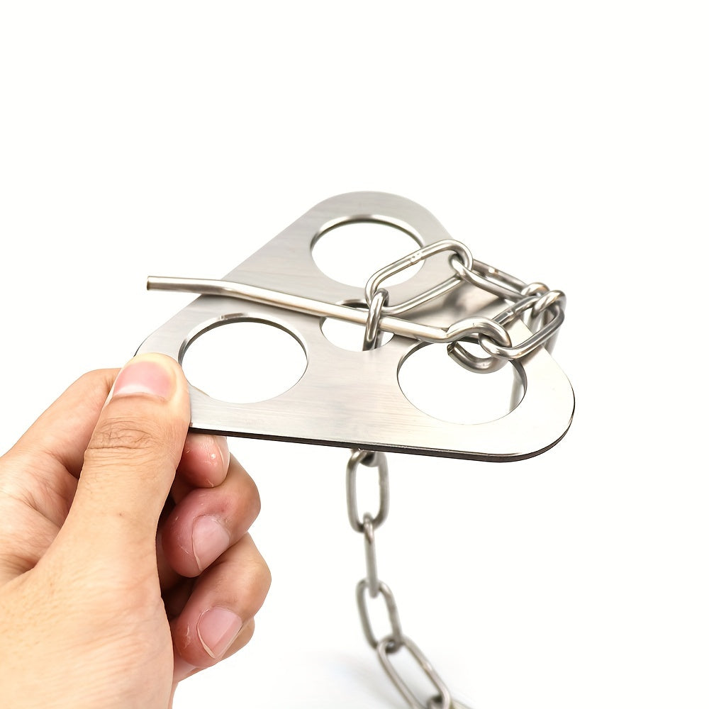 Portable Camping Gear and Equipment  Detachable Outdoor Barbecue Tripod Hanging Rack  Campfire Cooking Accessories Set