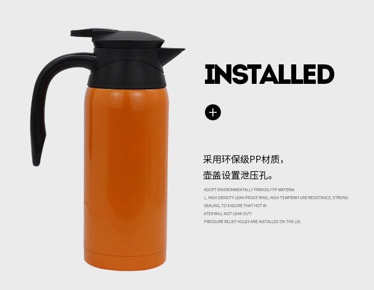 Cross-border car kettle 12V24V dual voltage smart kettle fast heating car kettle electric kettle
