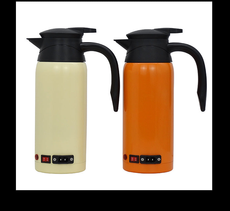 Cross-border car kettle 12V24V dual voltage smart kettle fast heating car kettle electric kettle