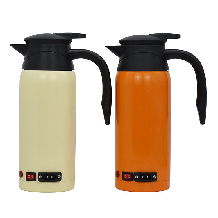 Cross-border car kettle 12V24V dual voltage smart kettle fast heating car kettle electric kettle