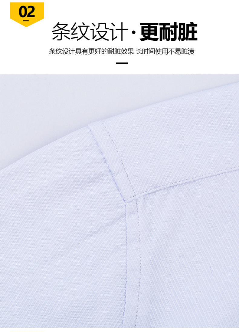 Spring and Summer New Striped Long-Sleeved Shirts for Men, Business Casual Workwear, Breathable Shirts, Cross-Border European and American Bestsellers on Amazon