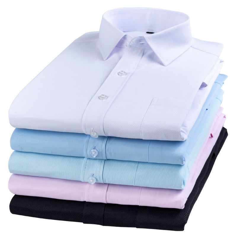 Spring and Summer New Striped Long-Sleeved Shirts for Men, Business Casual Workwear, Breathable Shirts, Cross-Border European and American Bestsellers on Amazon