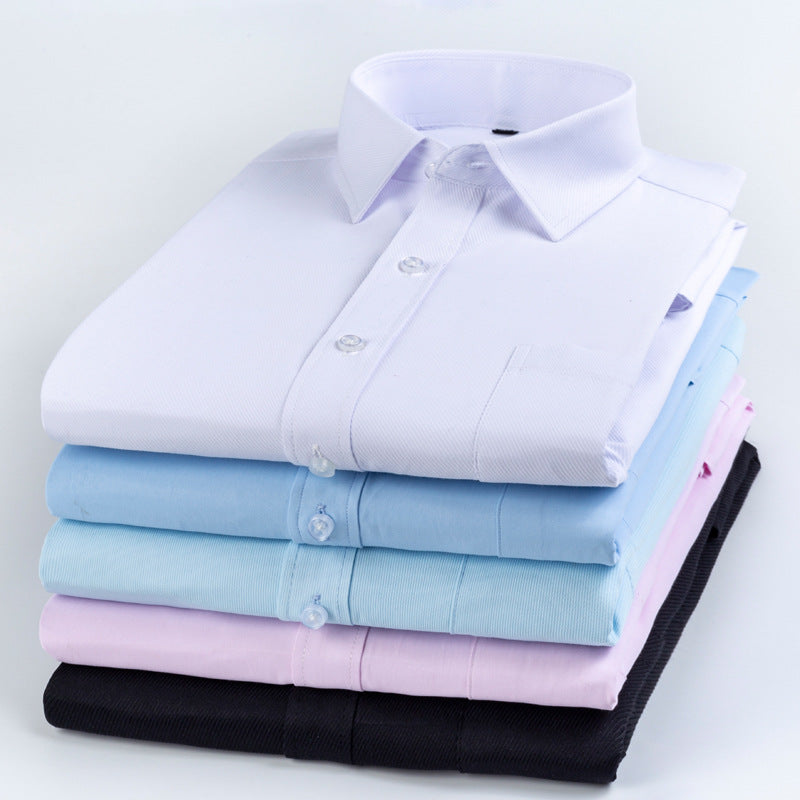 Spring and Summer New Striped Long-Sleeved Shirts for Men, Business Casual Workwear, Breathable Shirts, Cross-Border European and American Bestsellers on Amazon