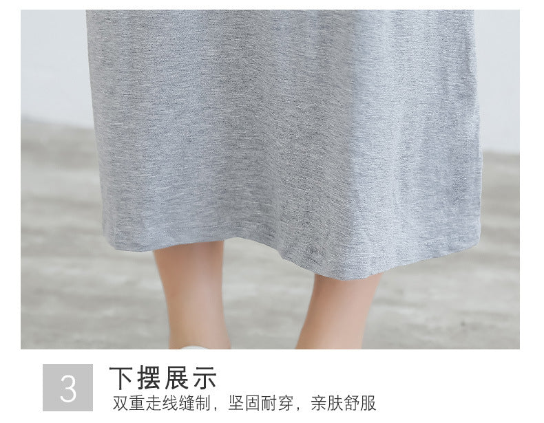 Spring and Summer modal bottoming suspender skirt women's underskirt versatile loose sleeveless vest skirt plus size dress