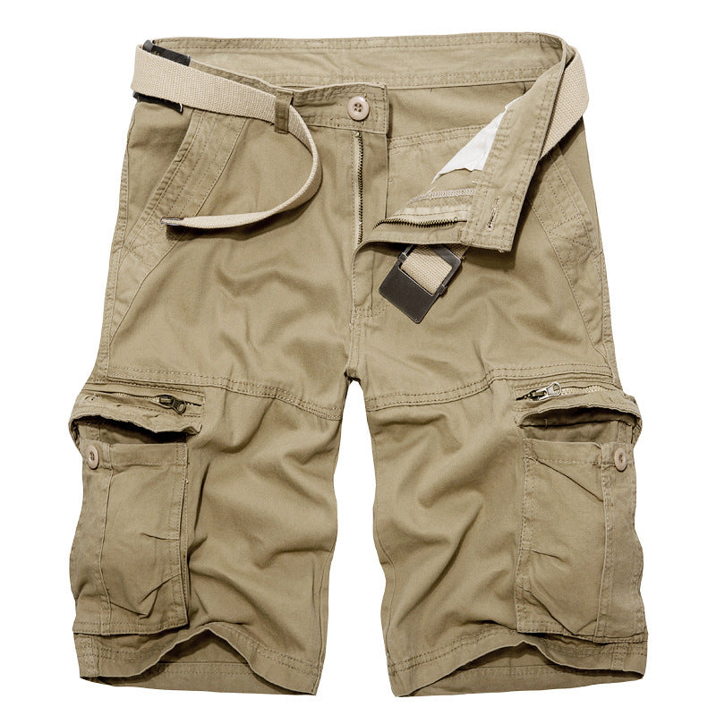 Long-Term Wholesale Amazon Large Size Trousers Overalls Shorts Loose Men's Multi-Pocket Mid-Pants Beach Pants Men's Trousers
