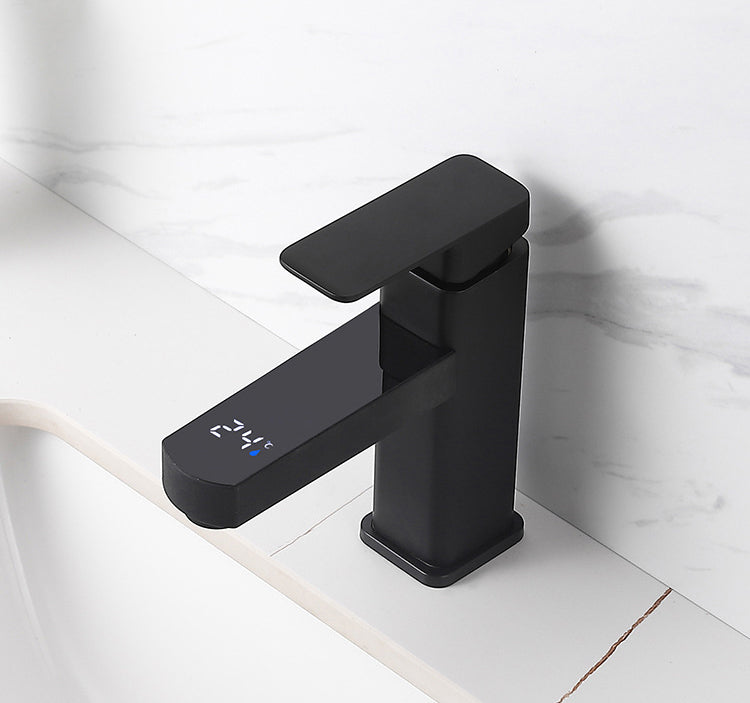 Touch LED Digital Faucet Temperature Display Basin Faucet Hot Cold Mixer Tap Ceramic Valve Core Kitchen Bathroom Accessories