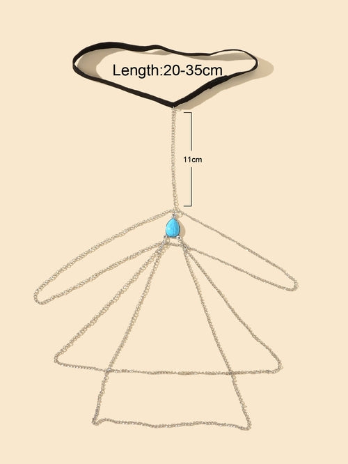 Bohemian Summer Sexy Beach Multilayer Leg Chain Women Body Jewellery