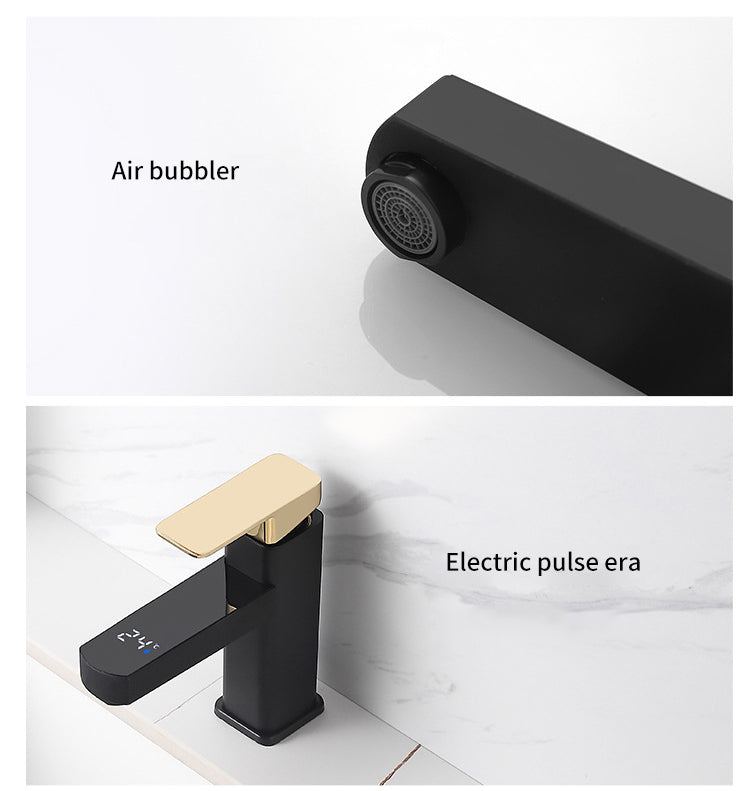 Touch LED Digital Faucet Temperature Display Basin Faucet Hot Cold Mixer Tap Ceramic Valve Core Kitchen Bathroom Accessories