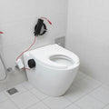 Smart Toilet Flusher Kit Human Body Sensor Flush Valve Automatic Touchless Flushing Bathroom Tank Accessories for Home