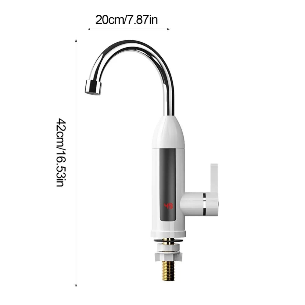 3000W 220V/110V Electric Kitchen Water Heater Tap Instant Hot stainless steel Water Faucet Heater Cold Heating Faucet
