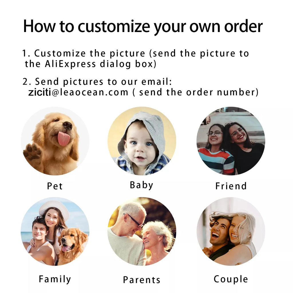 Dascusto Love Necklace Custom Projection Photo Necklace Personalized Couples Picture Necklace Memorial Gift For Your Girlfriend