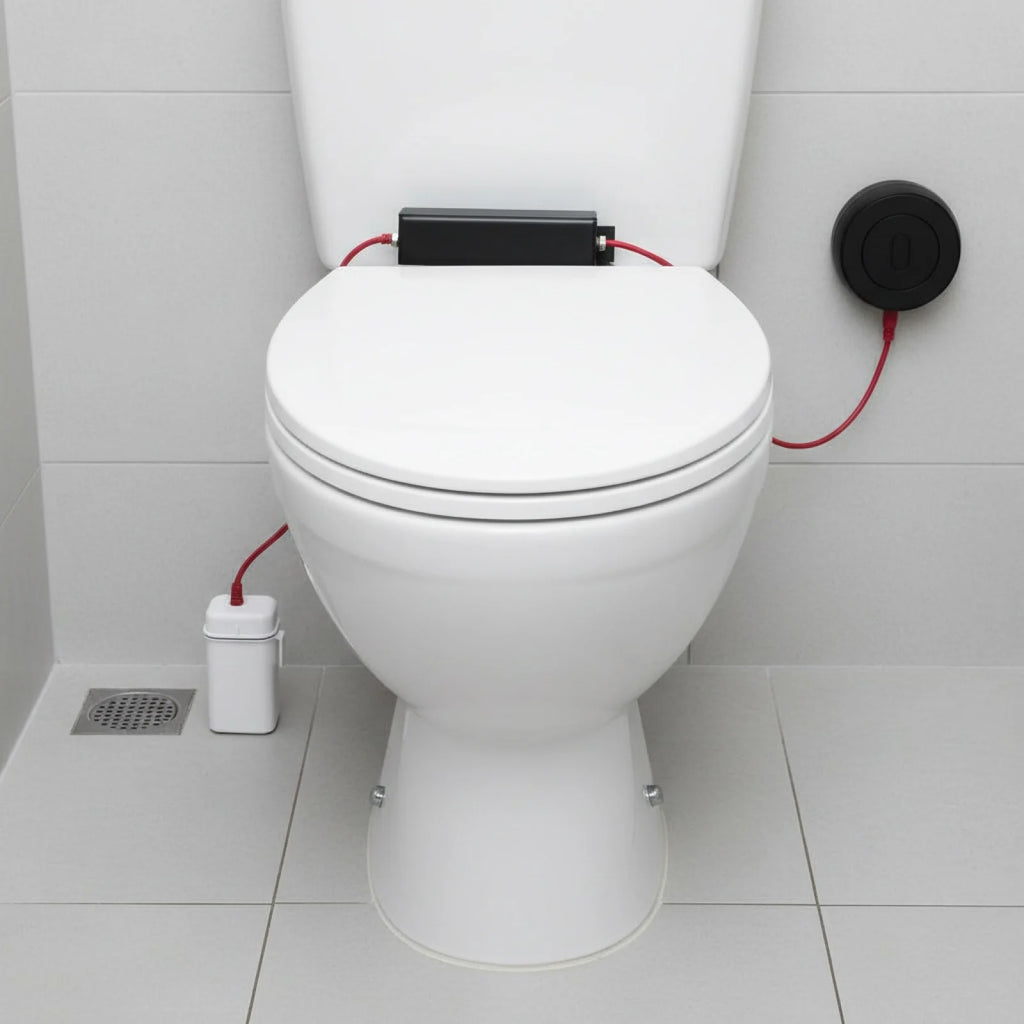 Smart Toilet Flusher Kit Human Body Sensor Flush Valve Automatic Touchless Flushing Bathroom Tank Accessories for Home