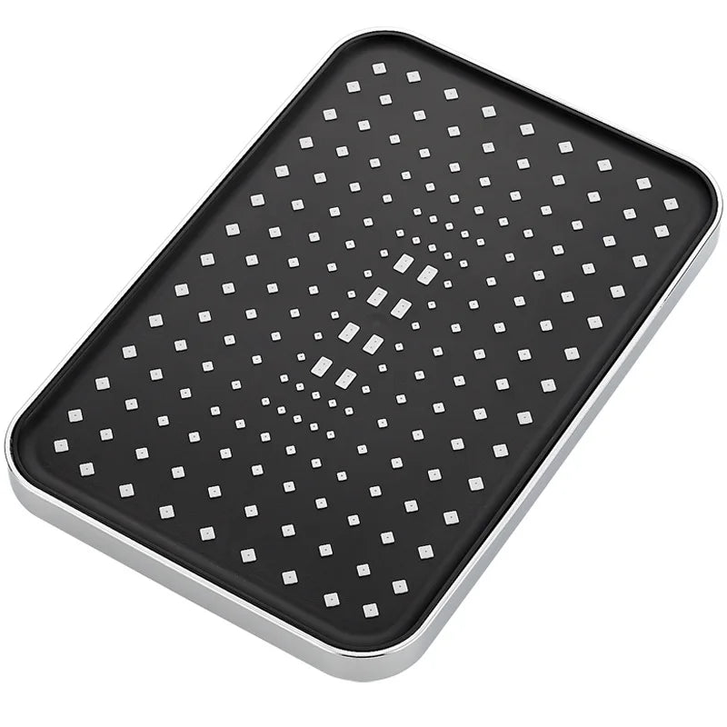 Booster Rain Shower Head 360° Rotation Water Saving New 30cm Large Size High Pressure Overhead Rain Shower Head Large Flow