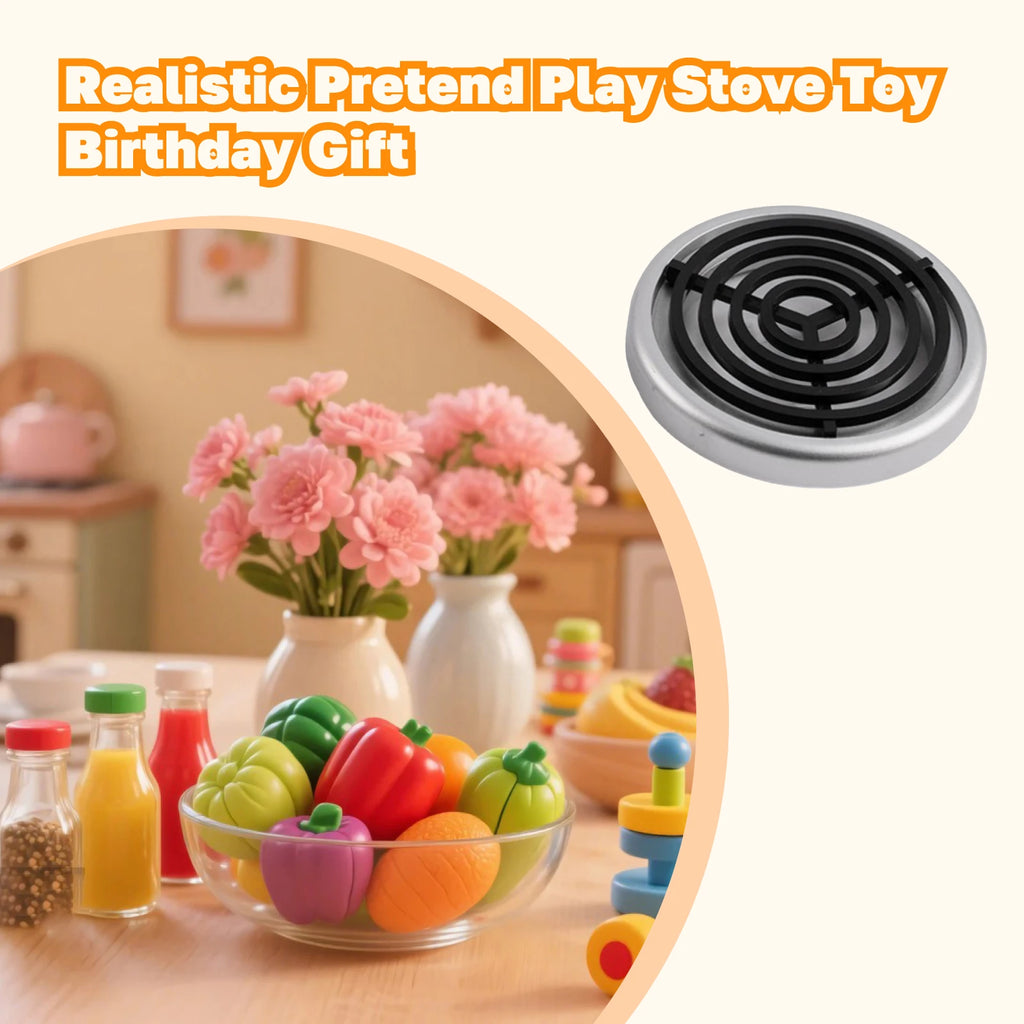 Kitchen Stovetop Toy Playset Educational Versatile Gift Role Playing Mini Play Pretend Play Kitchen Toy for Girls Boys Gifts