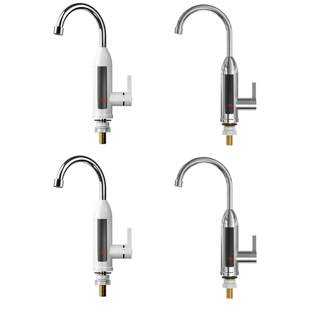 3000W 220V/110V Electric Kitchen Water Heater Tap Instant Hot stainless steel Water Faucet Heater Cold Heating Faucet