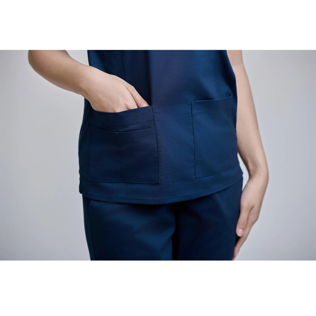 WFX-CVC 52% Cotton Doctors & Nurses Fabric 45% Polyester 3% Spandex FMF Unisex Needle Detection Medical Scrub Set