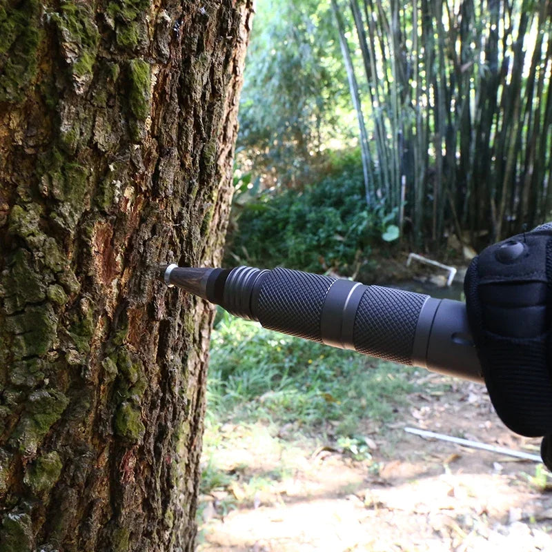 Outdoor Camping Hiking Stick DIY Self Defense Handle Tool Accessory Shovel Extra Extended Handles for Camping Gear