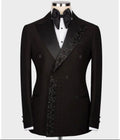 High Quality Solid Slim Fit Large Size Youth Blazer Solid Elegant Gentleman Business Suit Men Suits Wedding Suit