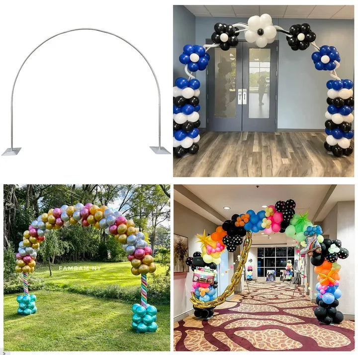 Wedding Birthday Baby Shower 32mm Diameter Aluminum Alloy Tube Balloon Flower Arch Backdrop Stand