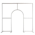 10x9ft Aluminum Alloy Tube Fabric Cover Welcome Open Door Backdrop Stand Arch for Wedding Birthday Baby Shower