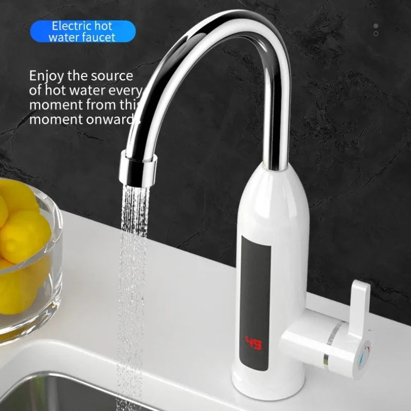 3000W 220V/110V Electric Kitchen Water Heater Tap Instant Hot stainless steel Water Faucet Heater Cold Heating Faucet