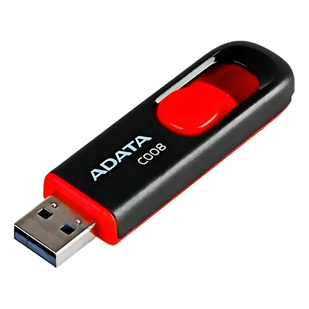 Adata DV.UV240.32G 32GB USB 2.0 Flash Drive Black Red Plastic Needle Mark PC Compatible New Stock Gift Box Packaging Without Lid