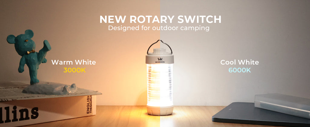 Wurkkos CL01 Camping Lantern 550LM Rechargeable LED Flashlight Waterproof EDC Work Light RGB Torch Power Bank Mini Magnetic Lamp