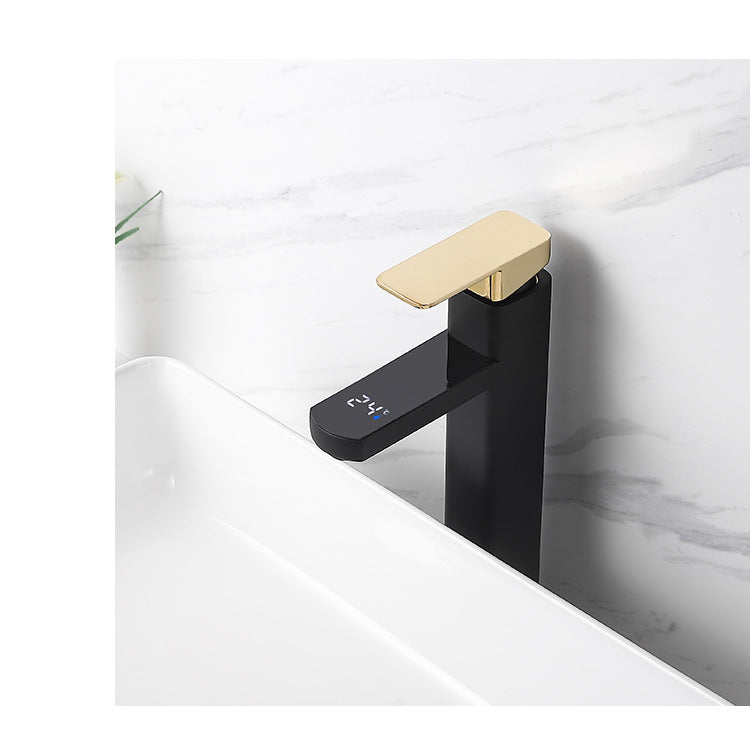 Touch LED Digital Faucet Temperature Display Basin Faucet Hot Cold Mixer Tap Ceramic Valve Core Kitchen Bathroom Accessories