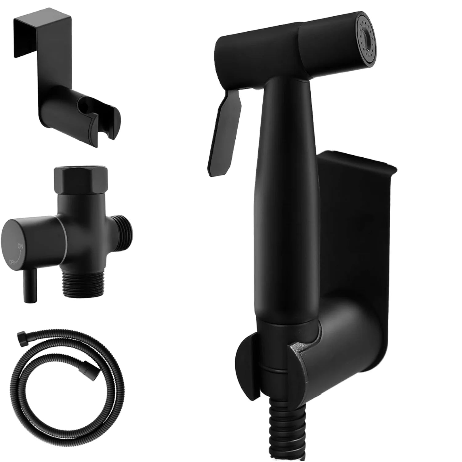Wall-Mounted Stainless Steel Horizontal Jet Cleaner Spray Gun