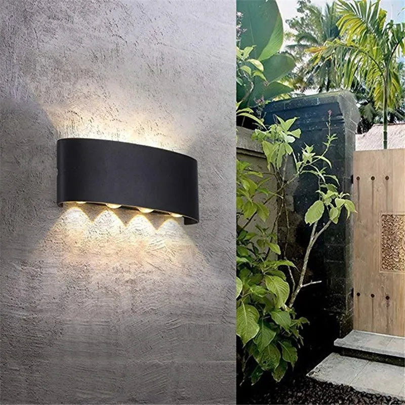 LED Wall Light 2W 6W 8W Waterproof Outdoor Wall Lamp Garden Porch Light Decor for Bathroom Bedroom Living Room AC85-265V
