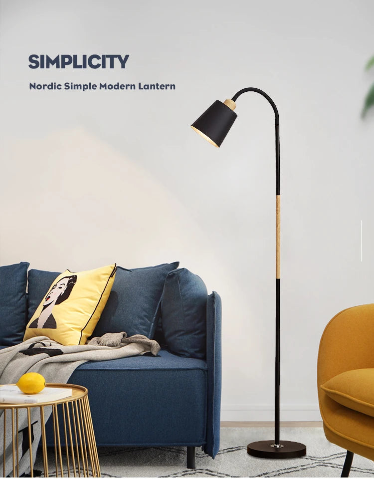 Postmodernism Simple floor lamp E27110V 220V Floor light Creative design decorative for living room hotel bedroom floor lamps