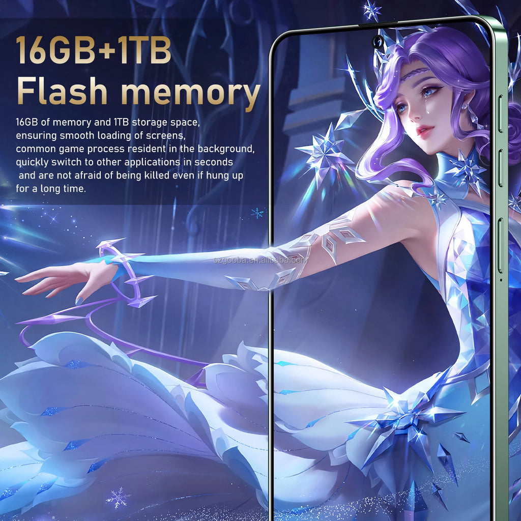 Newest Design M14 Pro Cheap Cell Phones 7.3inch 16GB+1TB 8000mAh 72+108MP WCDMA LTE 5g Smartphone Support Multi Language