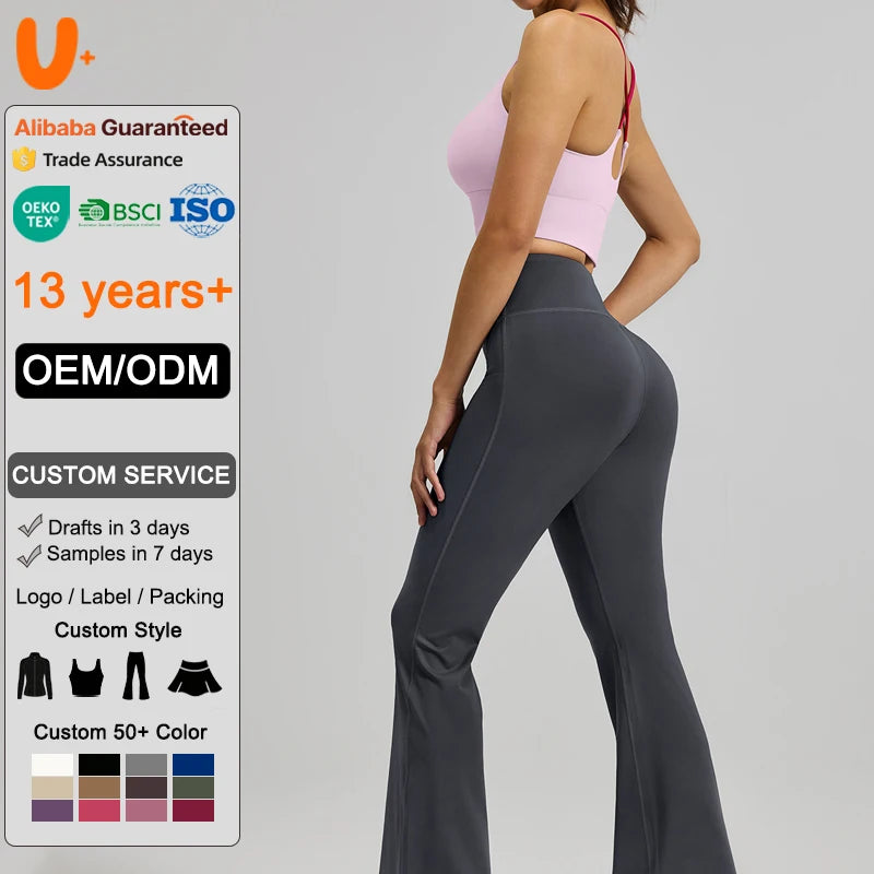 High Quality Women Gym Set Shock Proof Blocking Color Bra High-waisted Butt Scrunch Buttery Soft Fitness Set for Outdoor Running