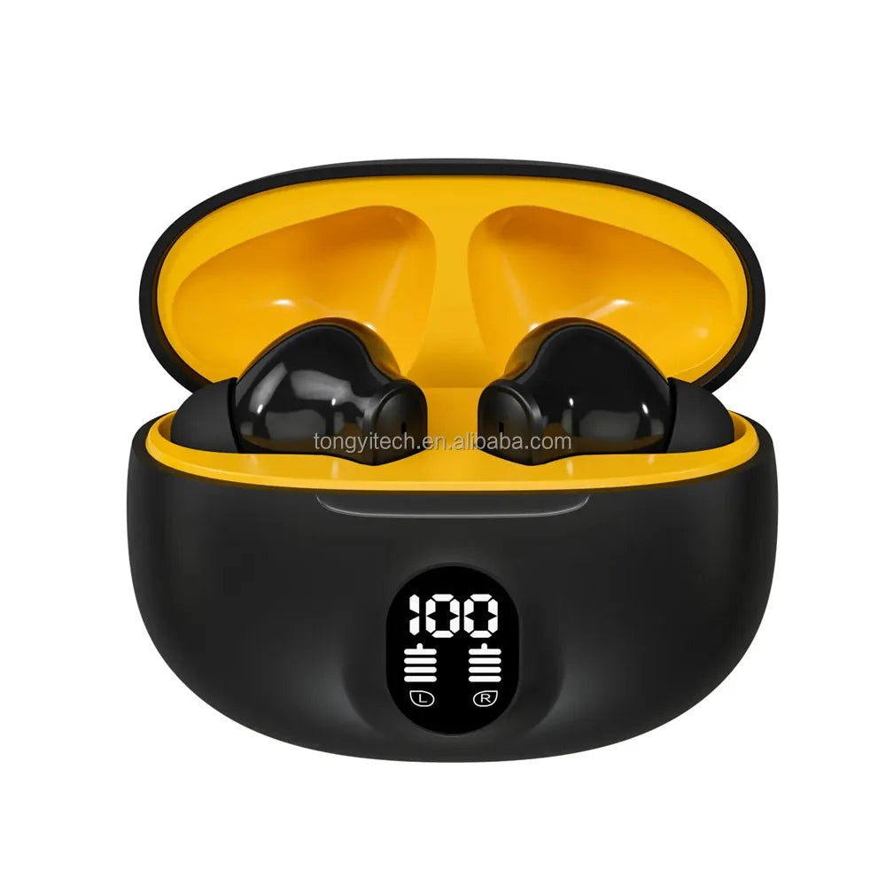 Wireless Sports Earphones Headphones JL Chipset Digital Display Low Latency Waterproof Sports Headphones