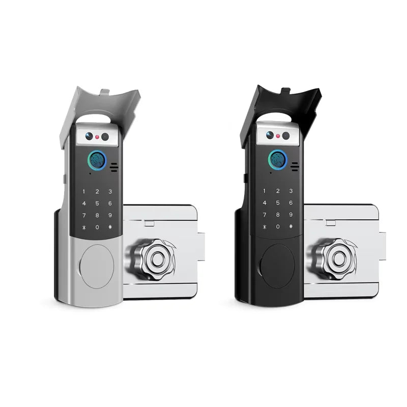 Tuya Outdoor Waterproof Smart Door Lock Fingerprint Face Recognition App Control WiFi Cloud Key Mobile Phone Key Compatible