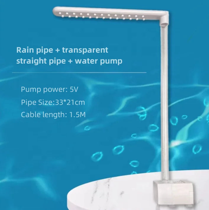 Plastic Bird Bath Shower with Suction Cups for Cage Wall, Household Hanging Bird Spray Bath