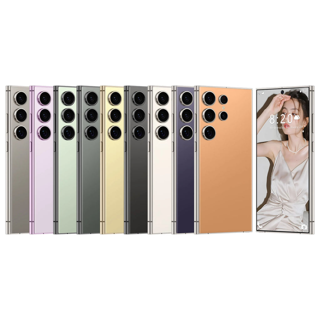 New Fashion HX-Cellphone 0riginal S24 Ultra 16gb+1tb Smartphone 7.3inch Unlocked Dual Card 5g Phones Android 13.0 Mobile Phones
