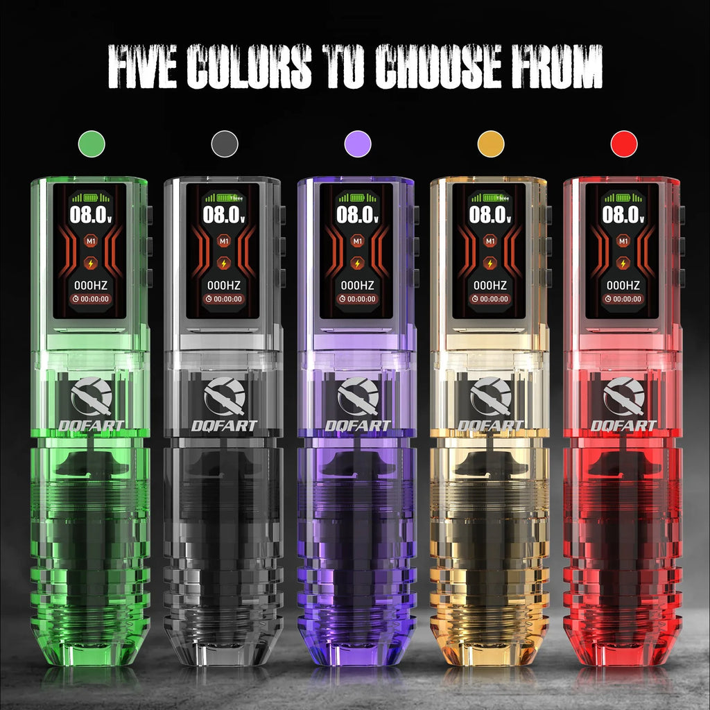 DQFART Cross-Border Bestseller Wireless Tattoo Kit Beginner-Friendly All-in-One Rechargeable Machine Outlining Shading Model