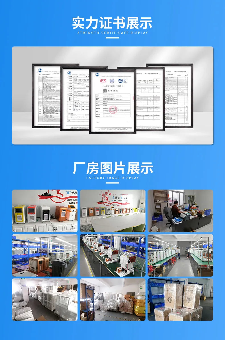 High Concentration PEM Hydrogen Generator Nano Hydrogen Shower Machine Hydrogen Rich Pure Water Heater for Bathroom Use