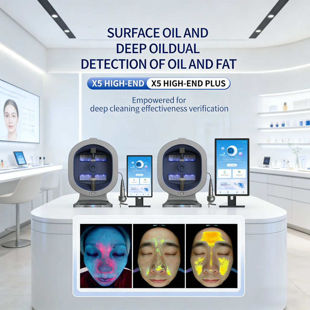 36 Million Pixel X5pro Pro AI Home Use Skin Analyzer Microscopic Scalp Detector for Sexual Detection and Skin Problems