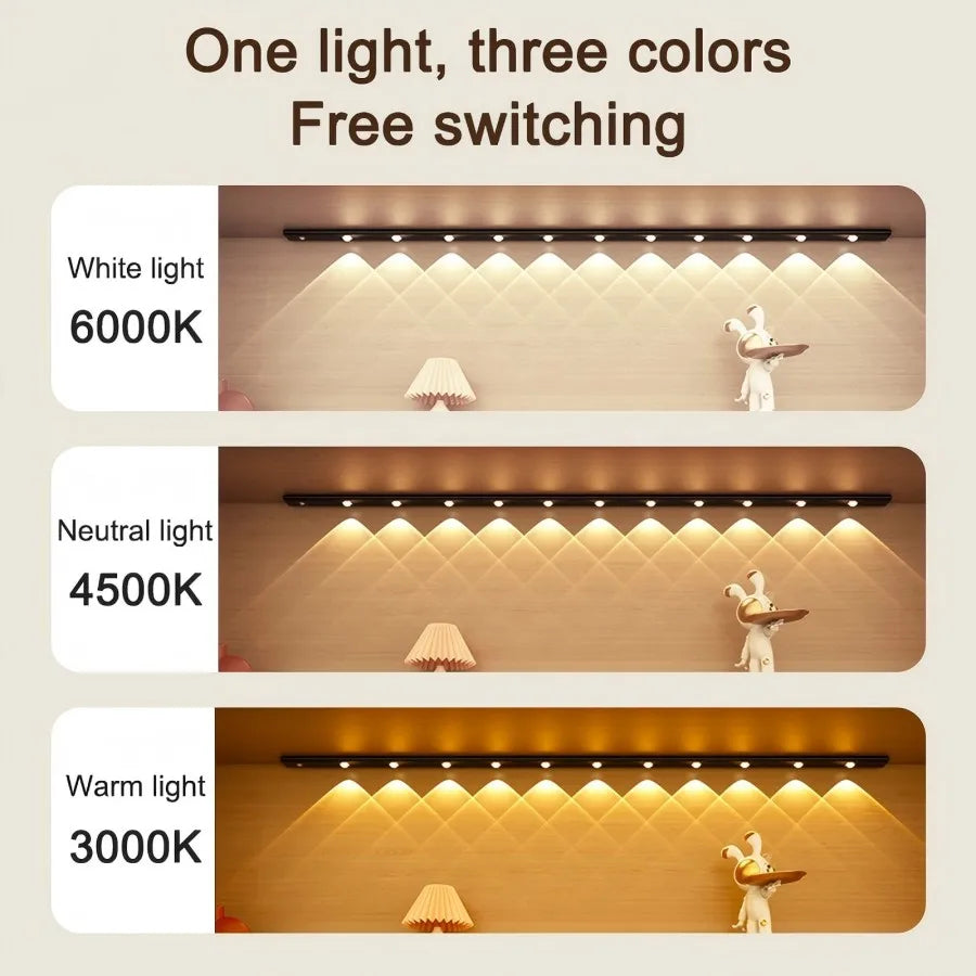 Led Body Sensor Light Wardrobe Wine Cabinet Shoe Cabinet Light Sensor Night Light