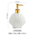 Minimalist Nordic Style Ceramic Dispensing Bottle for Hand Soap Shower Gel or Shampoo Hotel Bathroom Set Supplies