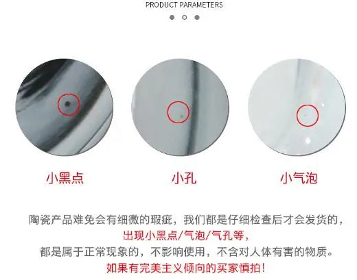 LingAo-Nordic Style Ceramic Household Bowl, Plate, Dish, Chopsticks, Tableware Combination Set