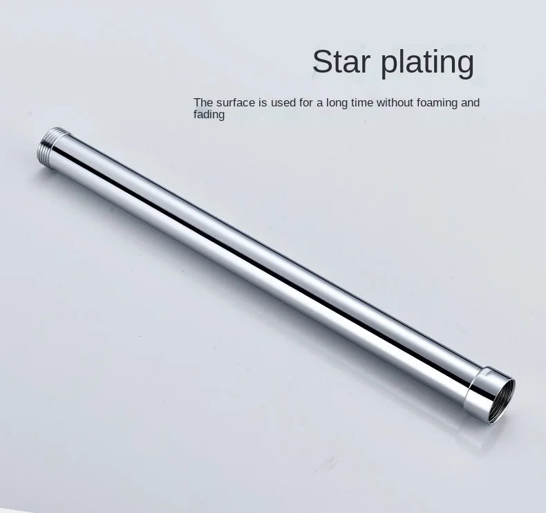 Shower Extender Gray Black Shower Extension Rod Shower Bracket 30\40\50 cm Shower Extension Rod Riser Tube Bathroom Accessories