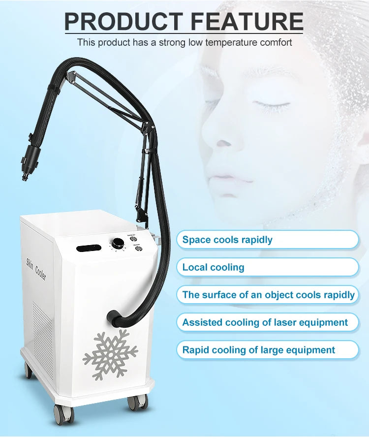 Tattoo Treatment Cryo Therapy Machine for Sale Relieve Pain Cooling Skin Effective Pain Reduce Cooler Avoid Thermal Injury