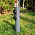 Outdoor Garden Socket 4-Way EU Sockets Waterproof Energy Column Multi-socket Spike for Garden décor Lawn Mower Electrical outlet