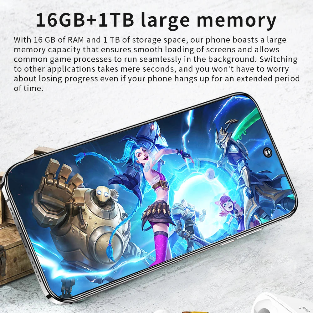 New Arrival S30ultra 5g Phone 7.3 Inch 16gb + 1tb Android Smartphone Android 13 Mobile Phones Wholesale