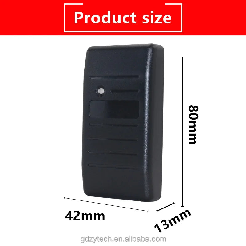 Wiegand 26 34 13.56Mhz NFC Contactless Outdoor RFID ID IC Card Reader IP68 Wall Mount Waterproof Door Lock Card Reader