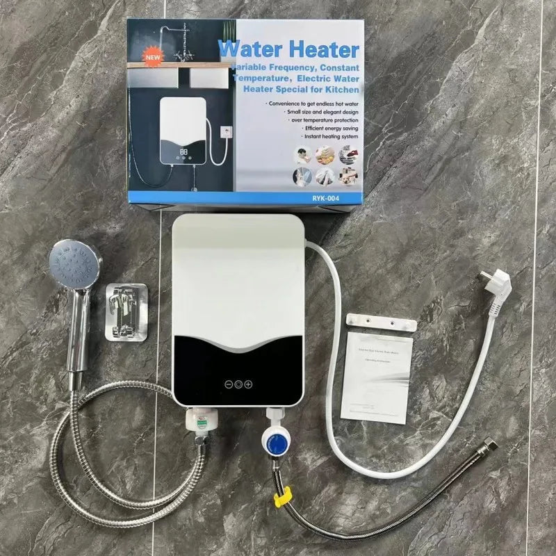 Household Small Shower Quick Heating Instant Water Heater, Constant Temperature Shower, Wall Mounted Water Heater