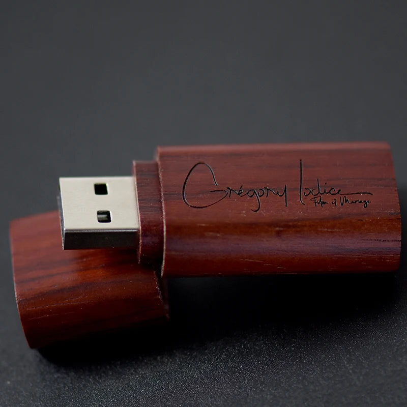 Eco-friendly  Wooden USB Flash Drivs 2.0 Pen Drive 4GB 8GB 16G 32GB 64GB Cle Usb Memory Stick U Dick Free Laser logo